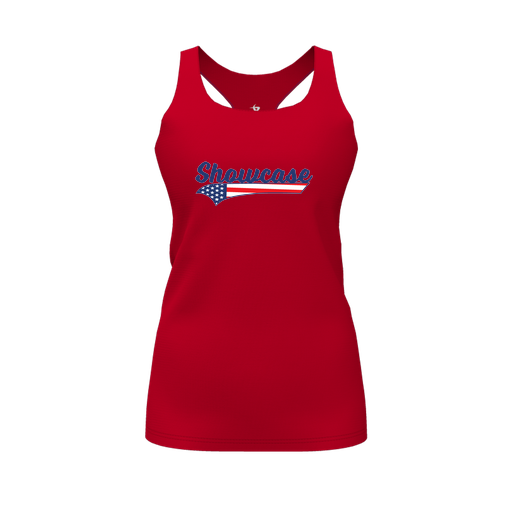 [FT0TRBRD-FYS-LOGO1] Decker Racerback Tank Top (Female Youth S, Red, Logo 1)