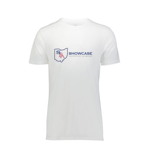 [FTSCUBWH-YS-LOGO3] Decker Youth Tri-Blend T-Shirt - Short Sleeve (Youth S, White, Logo 3)