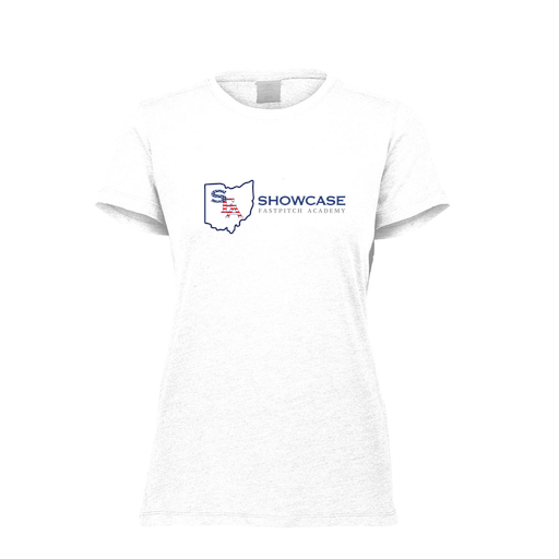 [FTSCUBWH-FAXS-LOGO3] Decker Women's Tri-Blend T-Shirt - Short Sleeve (Female Adult XS, White, Logo 3)