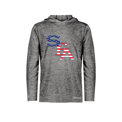 [FOLHCGBK-AS-LOGO2] Decker Men's Charge Hoodie (Adult S, Black, Logo 2)