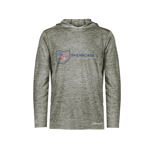 [FOLHCGGY-AS-LOGO3] Decker Men's Charge Hoodie (Adult S, Gray, Logo 3)