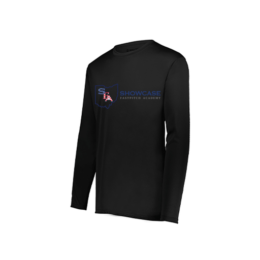 [222822.080.XS-LOGO3] Men's LS Smooth Sport Shirt (Adult XS, Black, Logo 3)